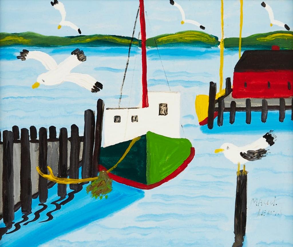Maud Kathleen Lewis (1903-1970) - Harbour Scene