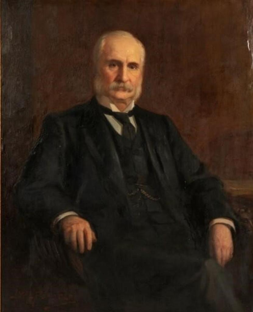 John Wycliffe Lowes Forster (1850-1938) - Portrait of a Man, Seated