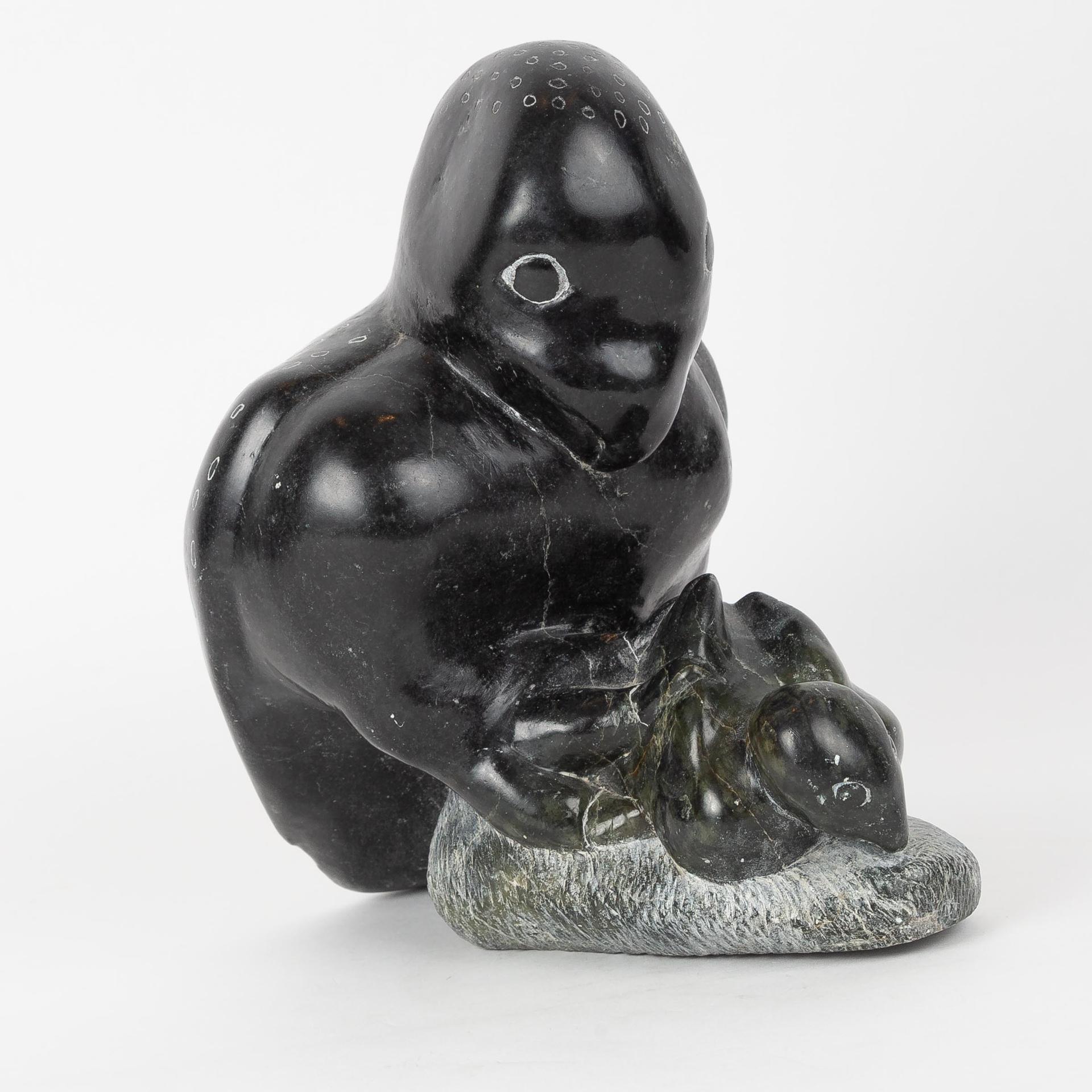 Johnny Inukpuk (1911-2007) - Bird And Chick