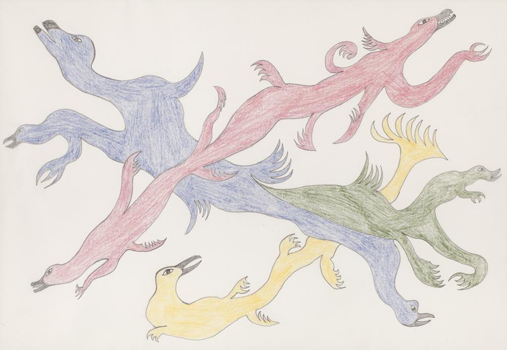 Kenojuak Ashevak (1927-2013) - Untitled