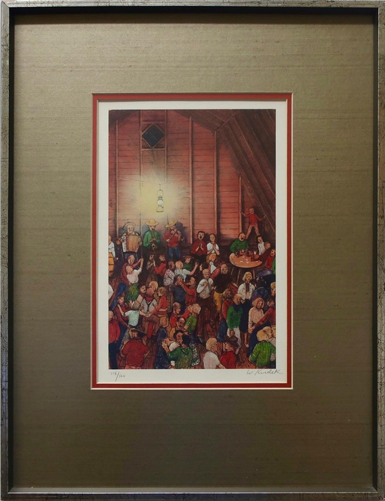William Kurelek (1927-1977) - The Barn Dance