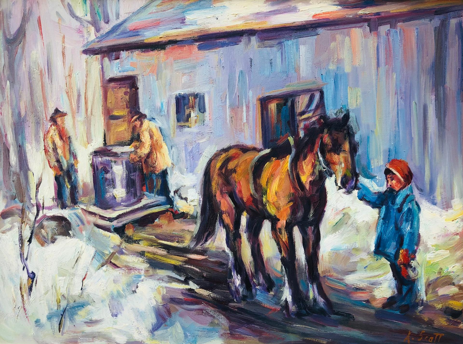 Adam Sherriff Scott (1887-1980) - Winter Scene, n.d.