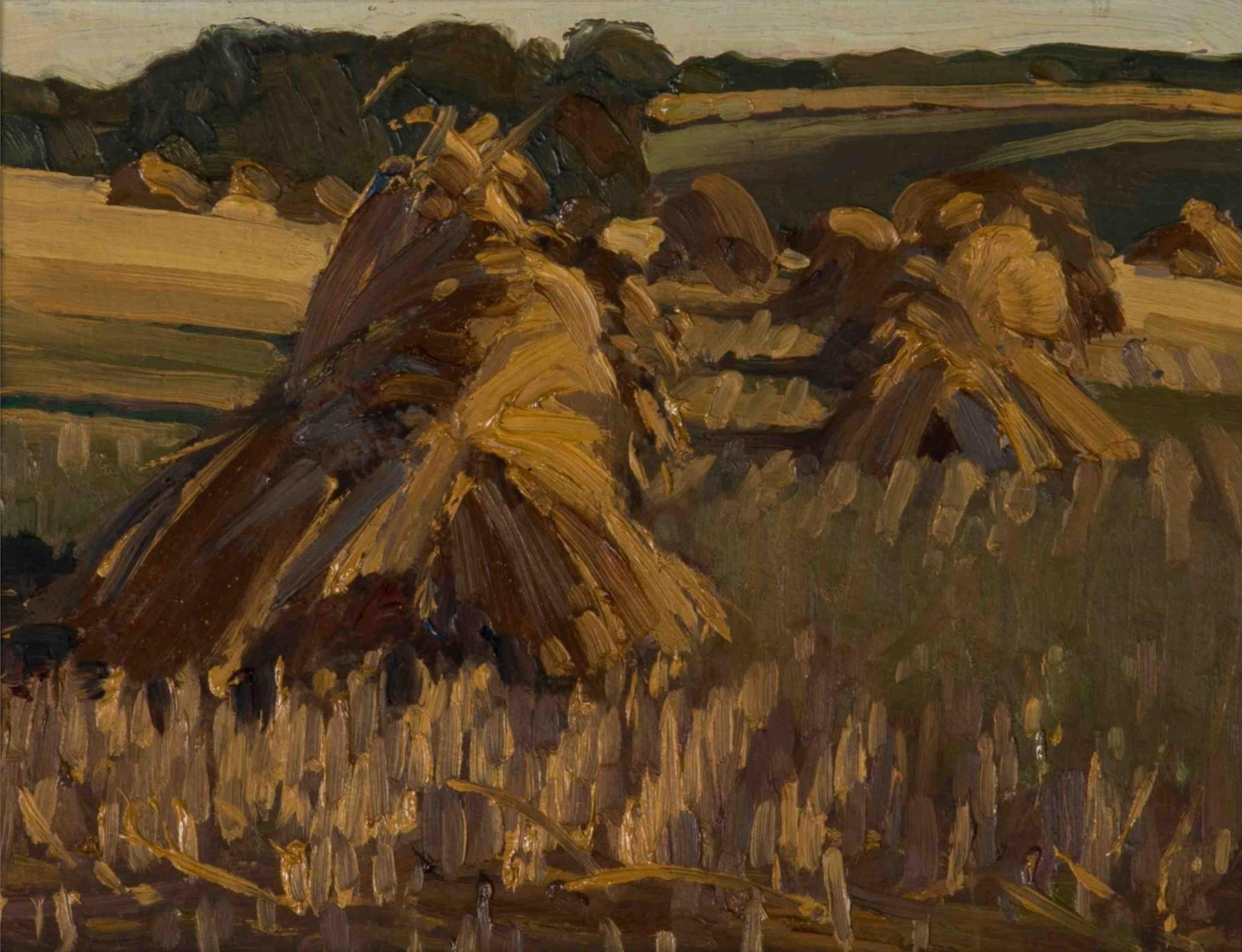 Sylvia Karen Hahn (1911-2001) - Untitled (Haying Season)