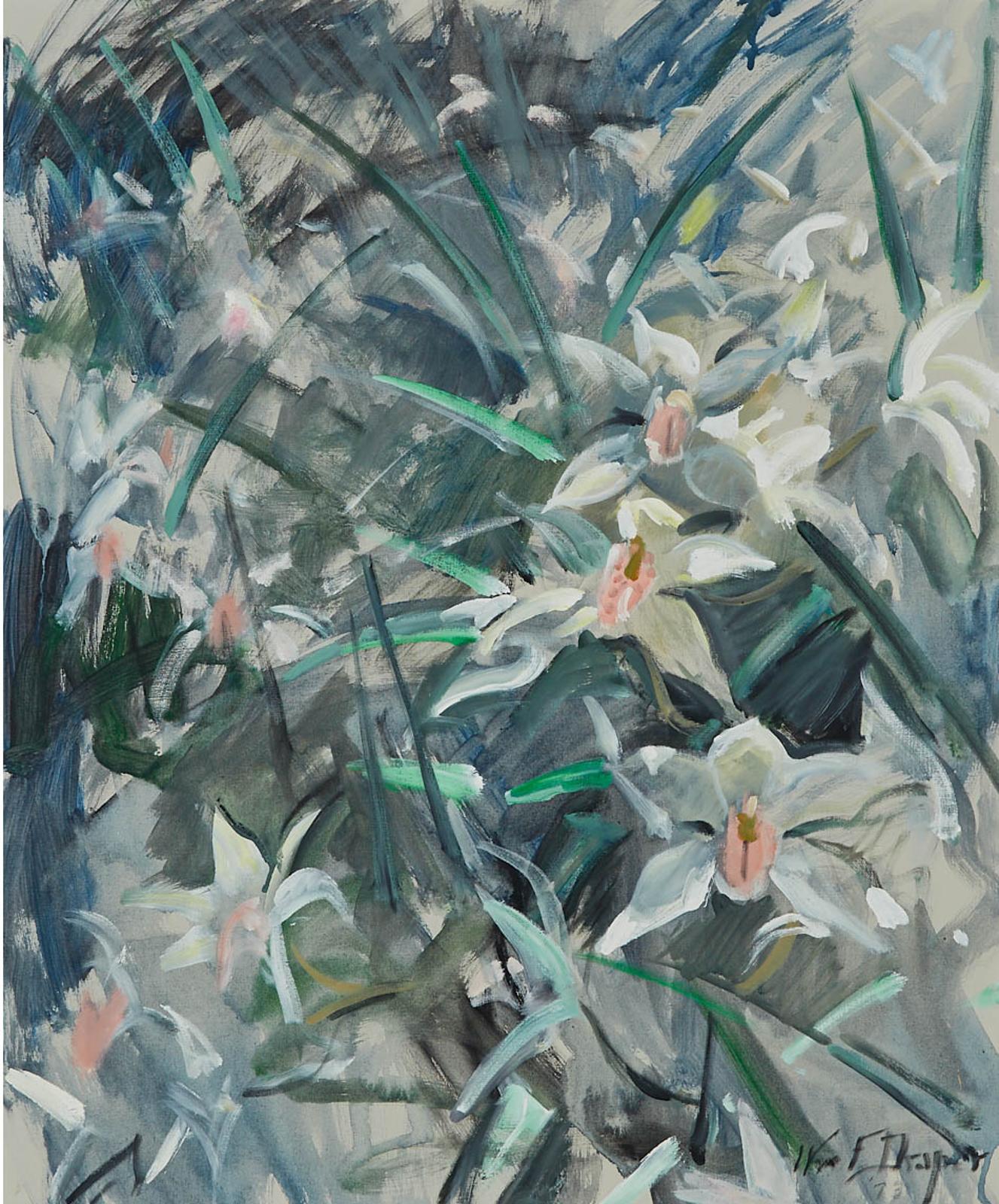 William Franklin Draper (1912) - Cymbidiums, Morning Light, 1973