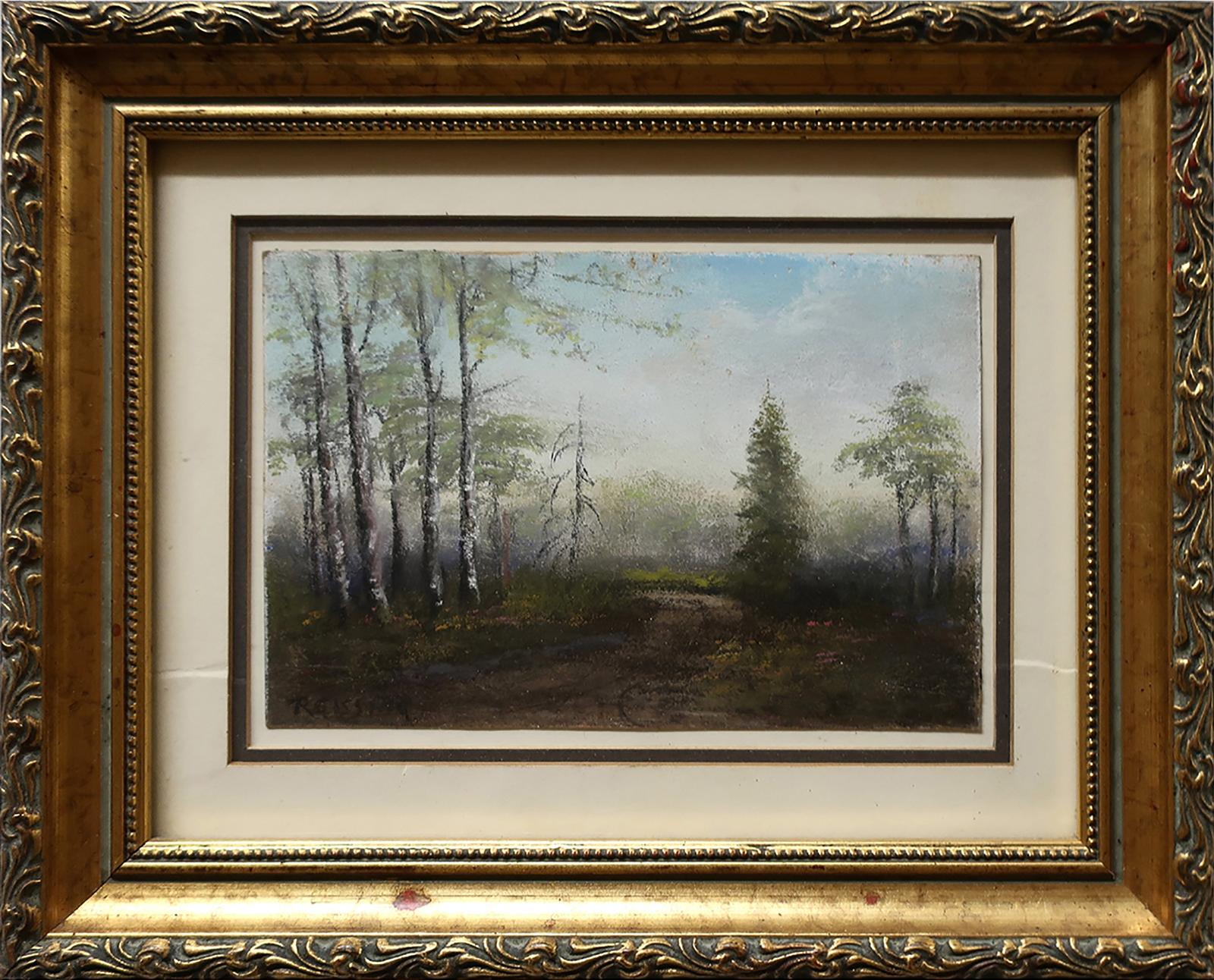 Roland Gissing (1895-1967) - Evening Landscape With Birches