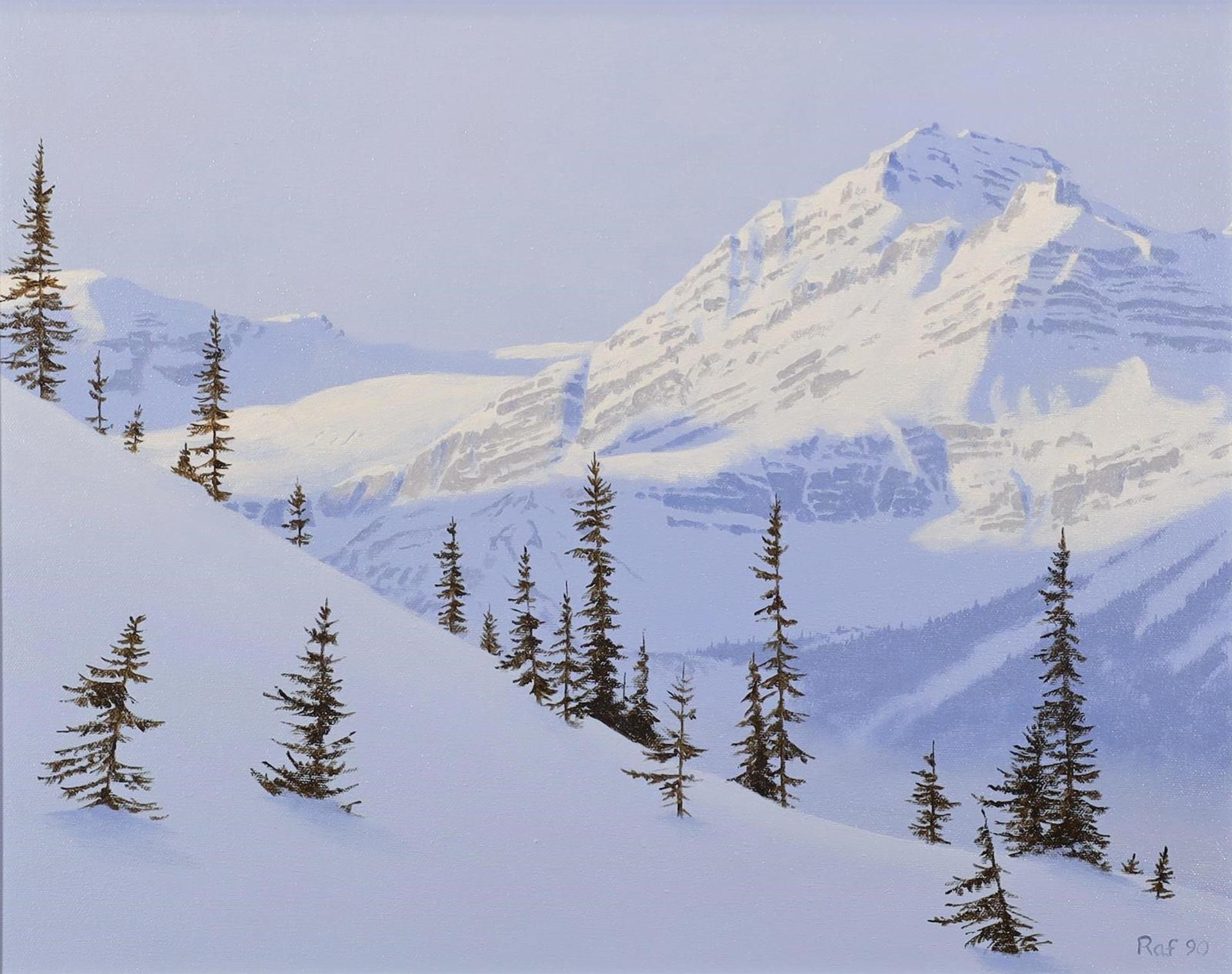 Ted Raftery (1938) - Peyto Peak; 1990