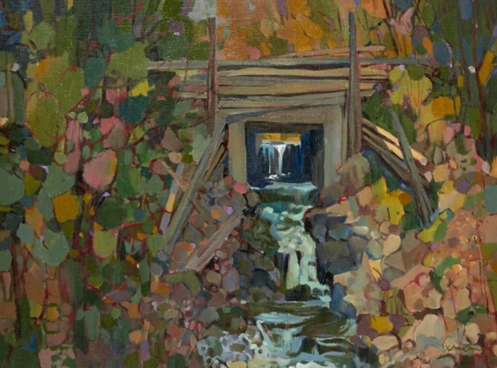 Donald Mackay Houstoun (1916-2004) - Spillway, Flesherton, Ontario
