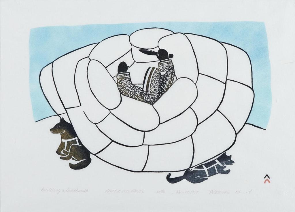 Pitaloosie Saila (1942-2021) - Building A Snowhouse