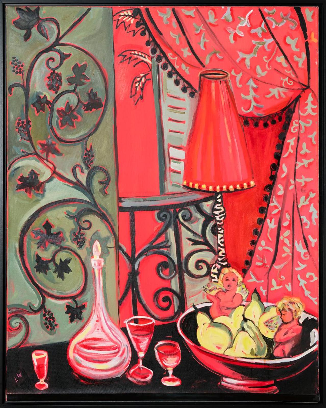 Liz Williams - Parisian Interior With Cupids