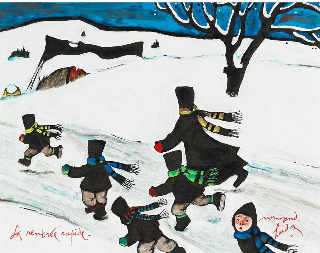 Normand Hudon (1929-1997) - La Rentree Rapide