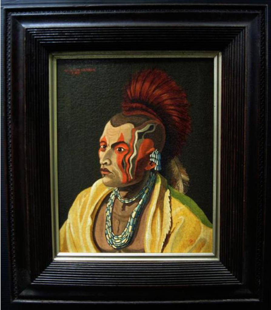 Carlos John Bertotti (1942-2012) - Sauk-Fox Warrior C. 1834