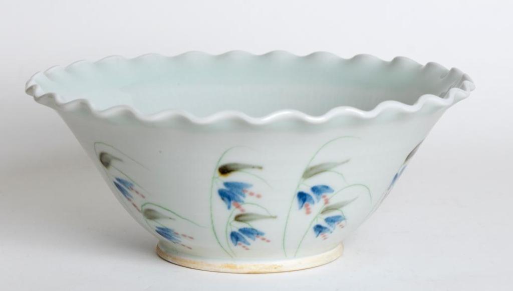Joseph Panacci - Bowl With Wildgrass Motif