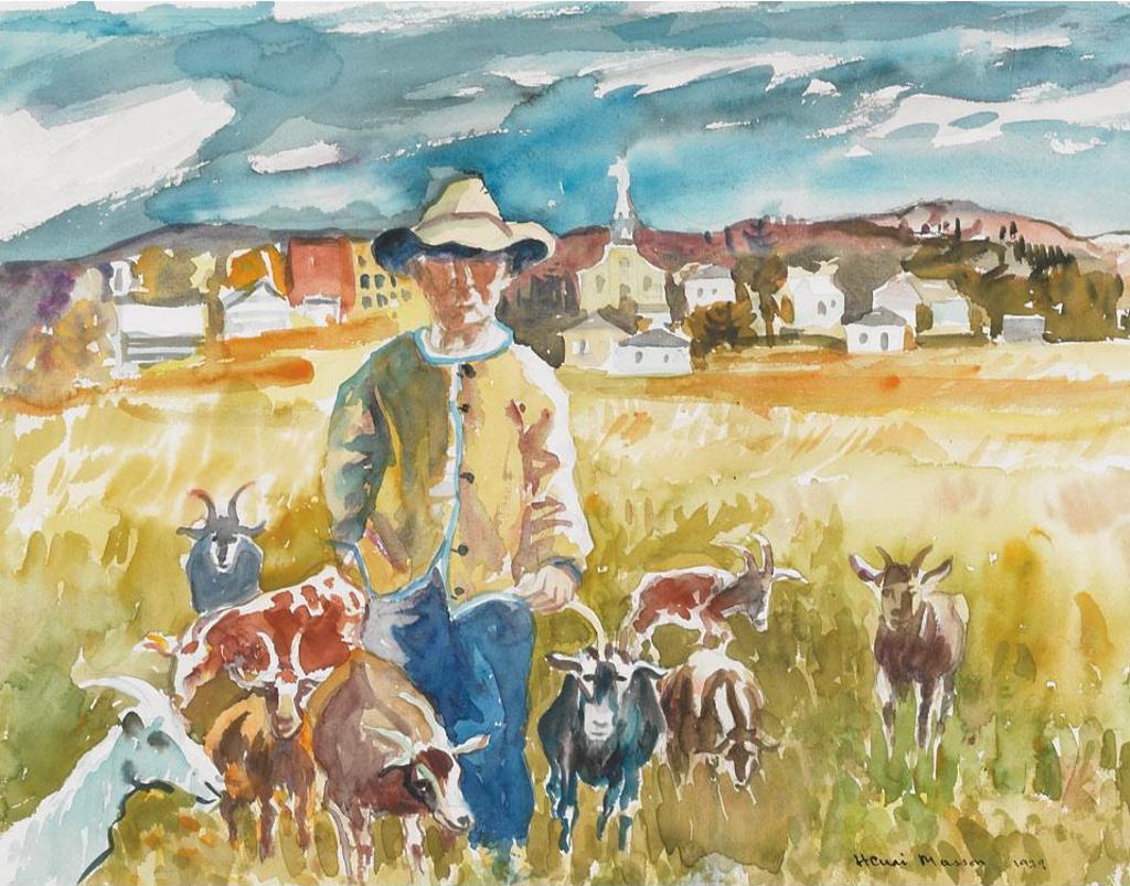 Henri Leopold Masson (1907-1996) - Les Chevres De Monsieur Fortin