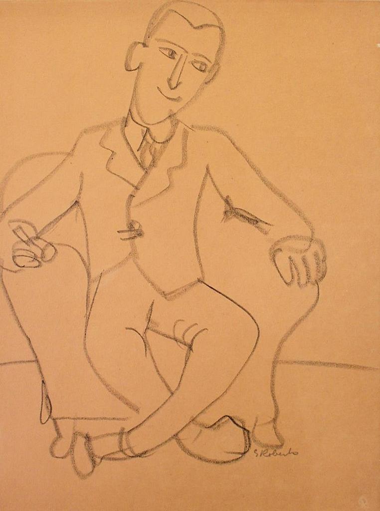 William Goodridge Roberts (1921-2001) - graphite on paper
