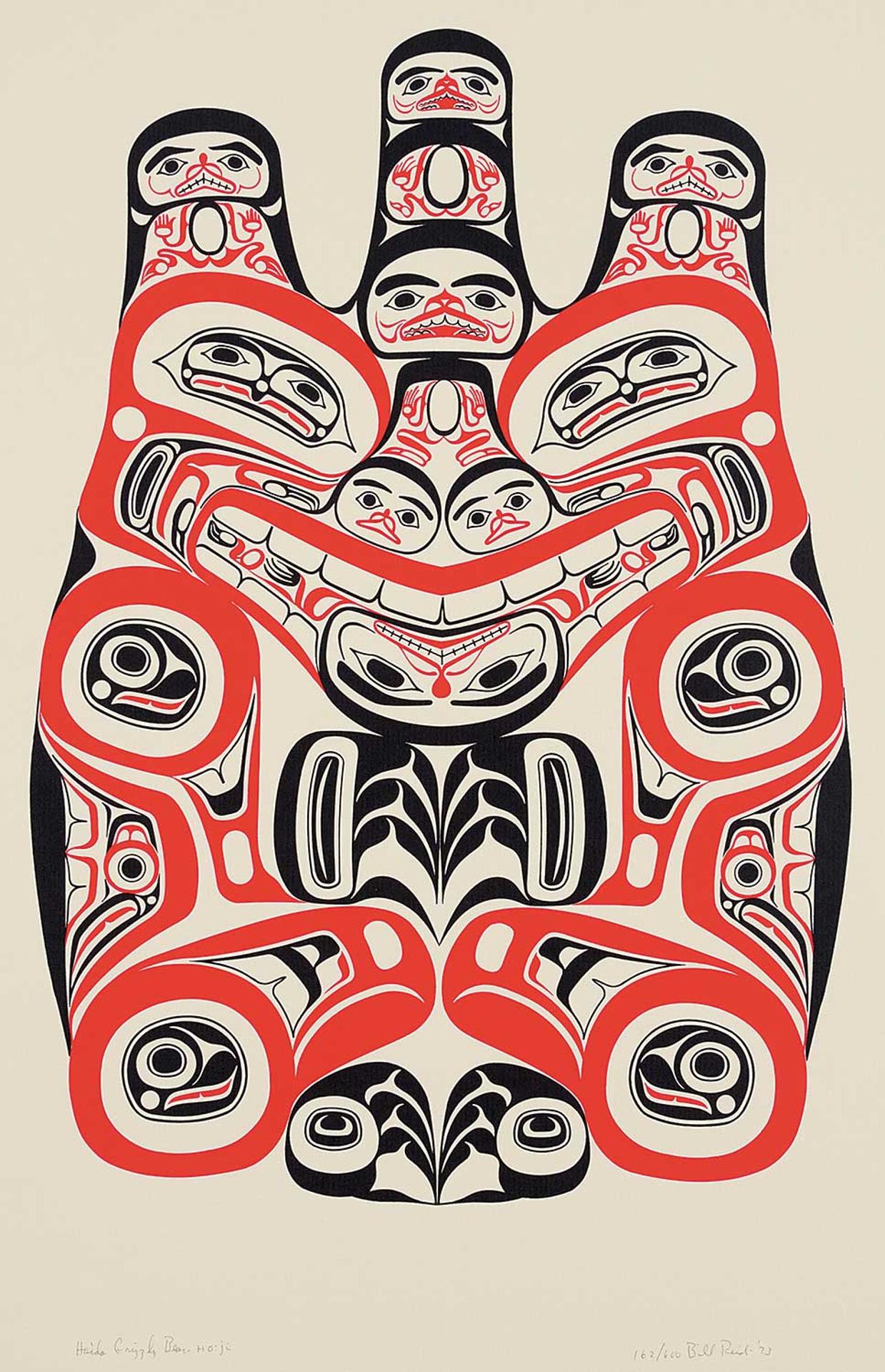 Bill (William) Ronald Reid (1920-1998) - Haida Grizzly [Bear]  #162/600