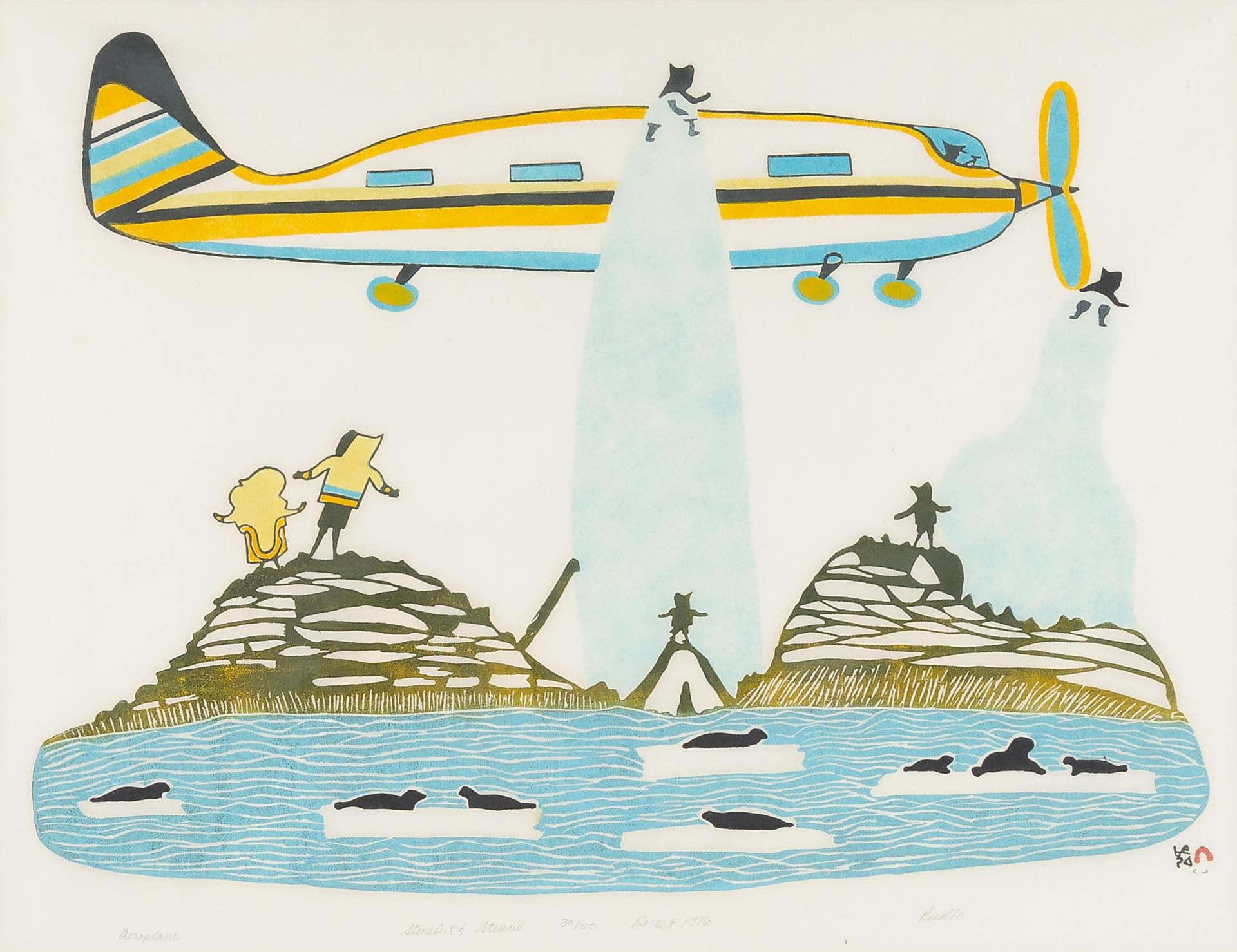 Pudlo Pudlat (1916-1992) - Aeroplane