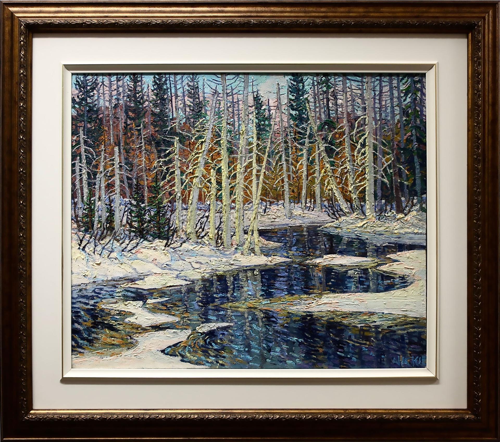 Lawrence Nickle (1931-2014) - Tributary Creek To South Magnetawan River By Rain Lake Road, Kearny