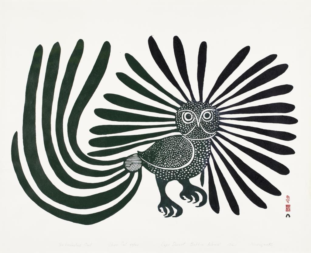 Kenojuak Ashevak (1927-2013) - The Enchanted Owl