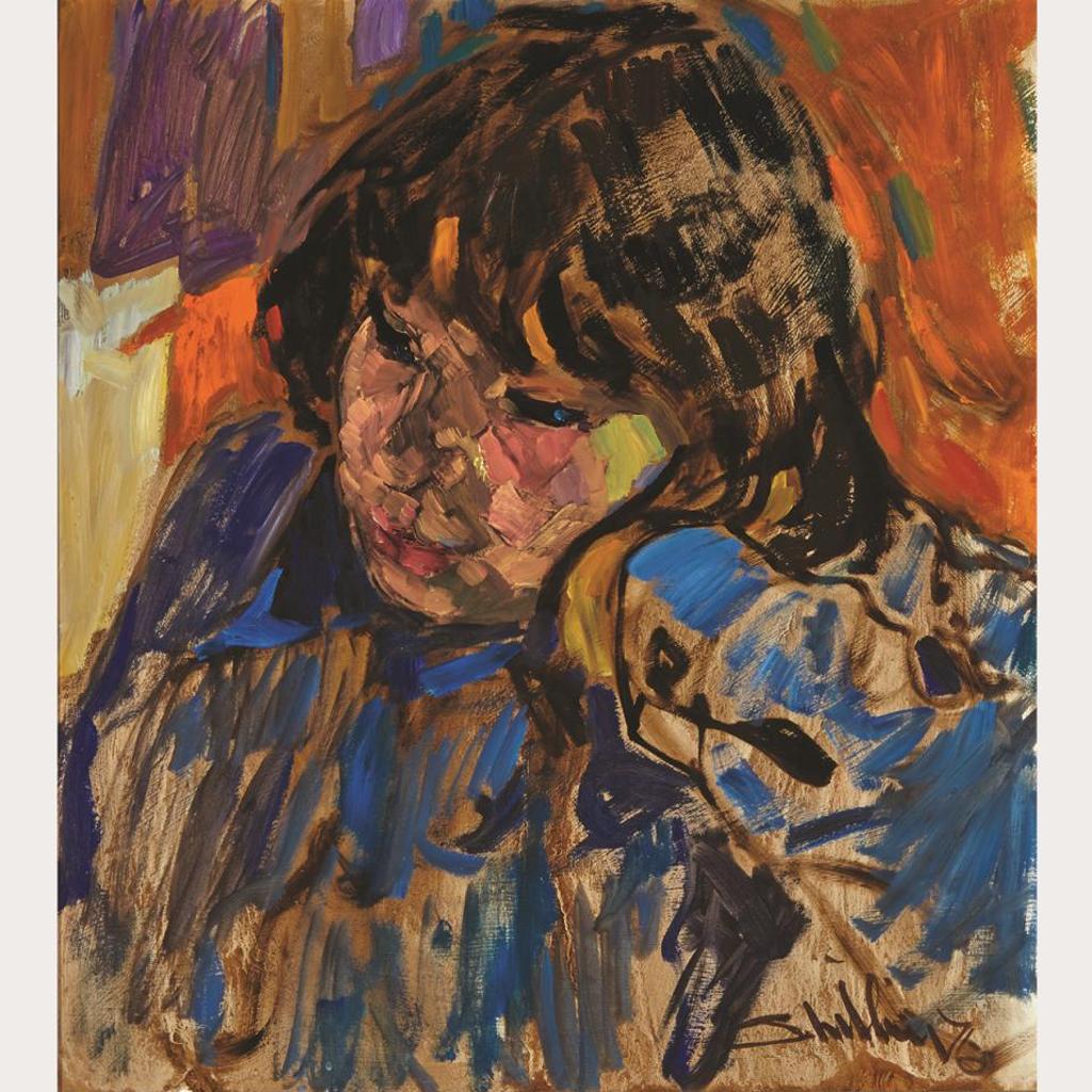 Arthur Shilling (1941-1986) - Portrait Of A Young Man