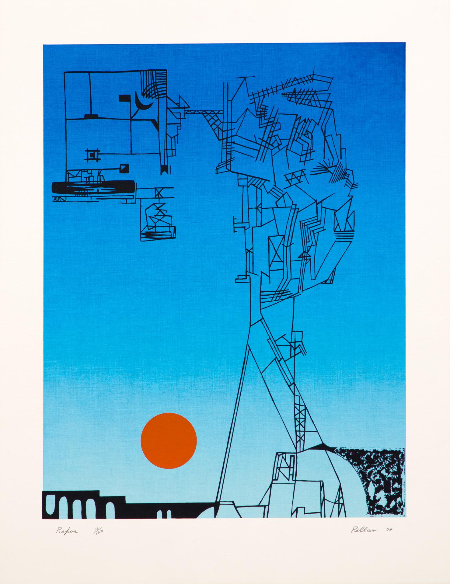 Alfred Pellan (1906-1988) - Repos, 1974
