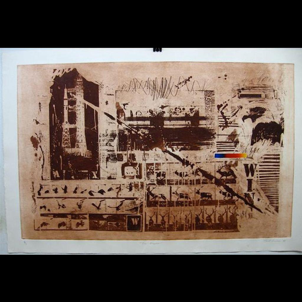 Carl Beam (1943-2005) - Neo - Glyphs 1; Neo - Glyphs 2