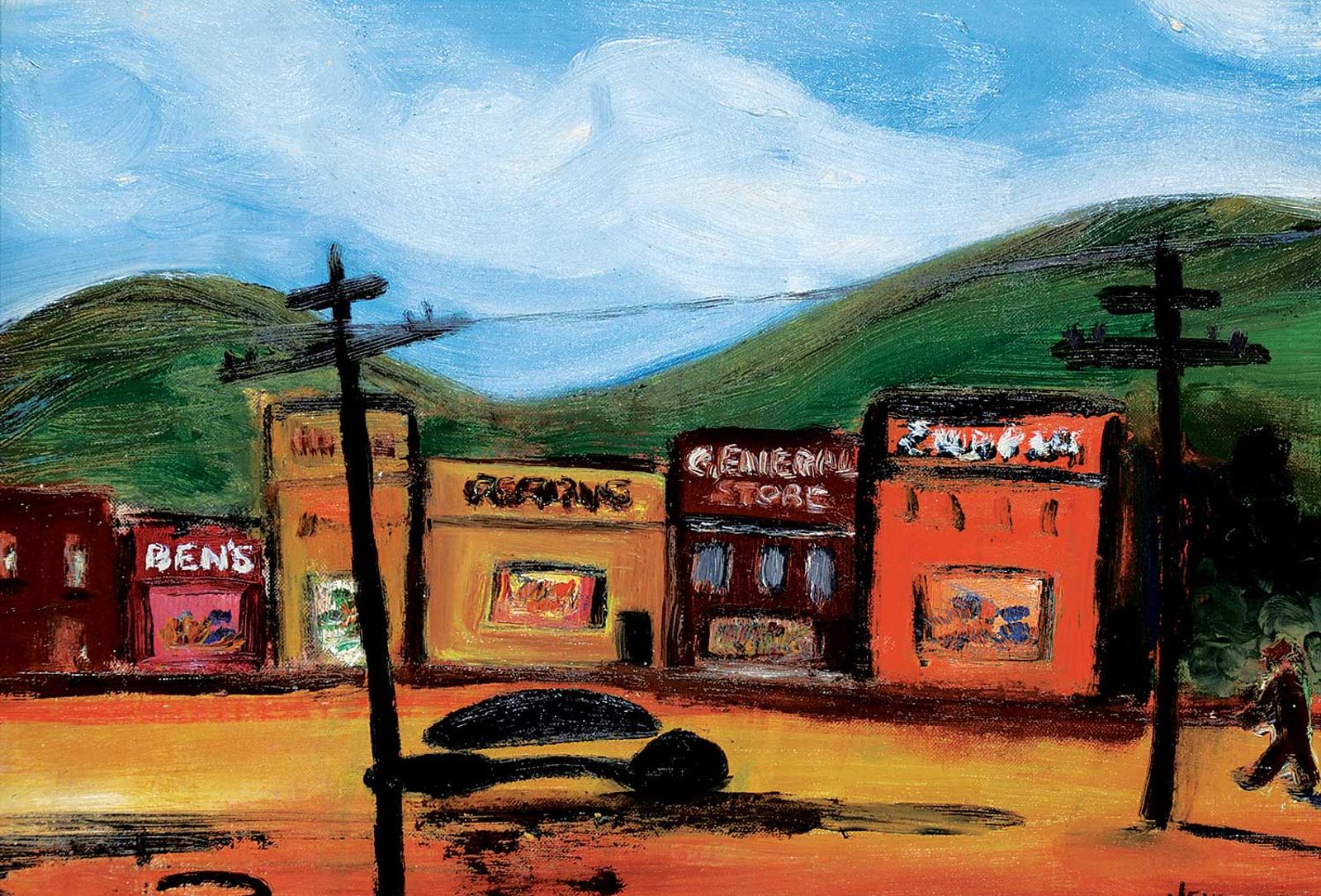 Edith Jean Richards (1924-2015) - Storefront in Foothills