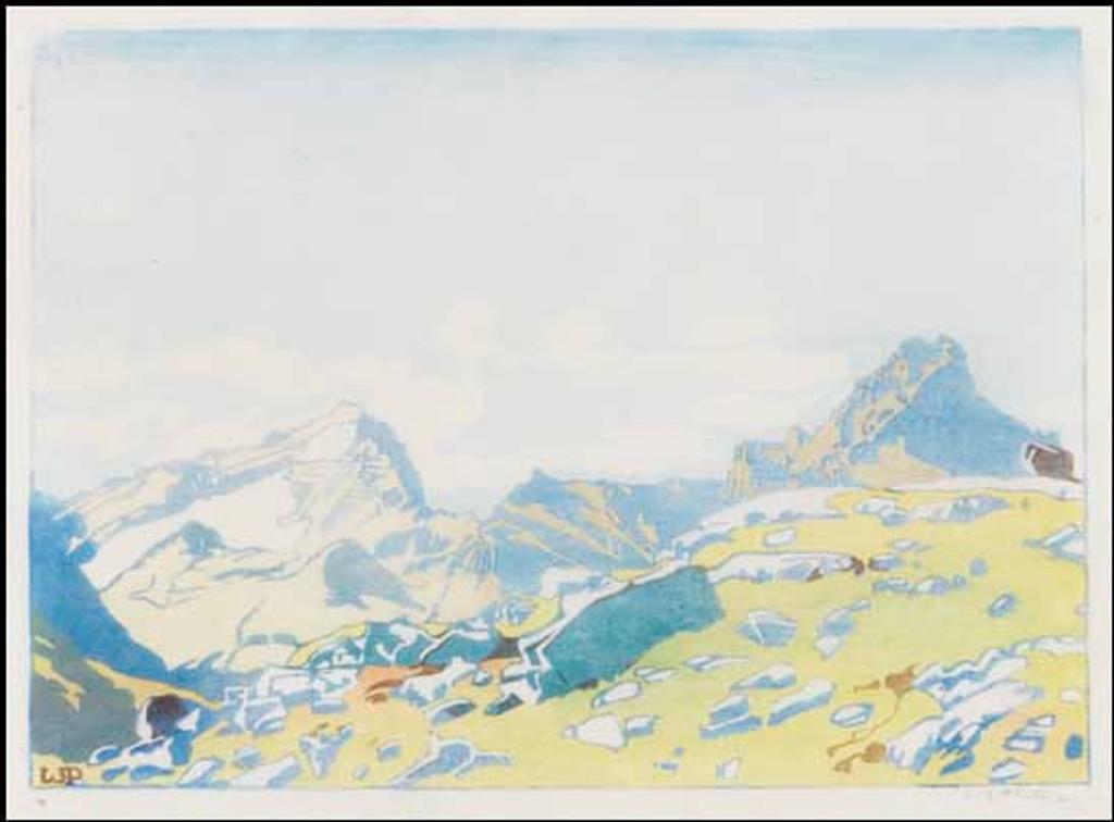 Walter Joseph (W.J.) Phillips (1884-1963) - Mount Cathedral and Mount Stephen