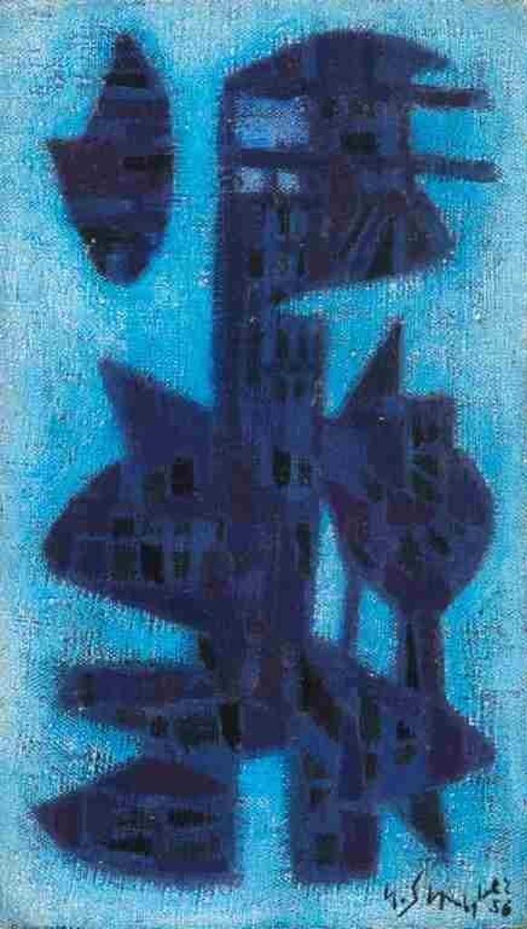 Gustave Singier (1909-1984) - Espace menacant, 1956