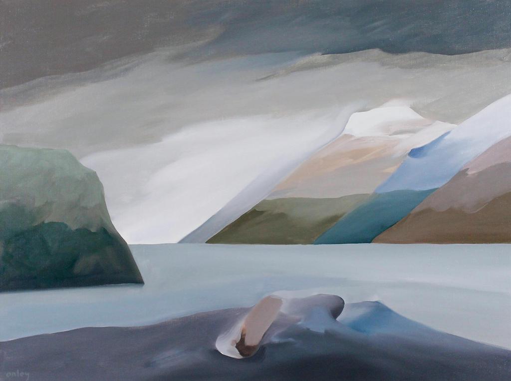 Norman Anthony (Toni) Onley (1928-2004) - Mt. Breier Over Stave Lake, B.C.; 1984