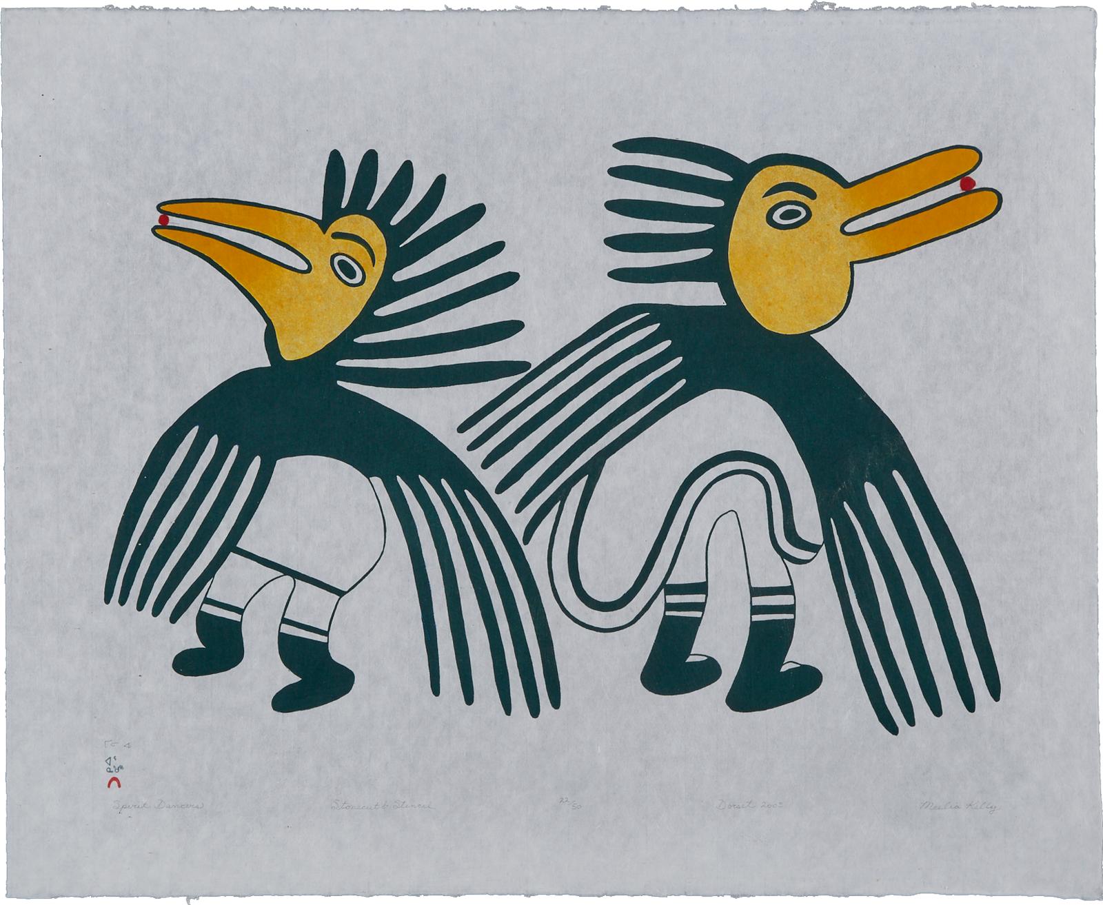 Meelia Kelly (1940-2006) - Spirit Dancers