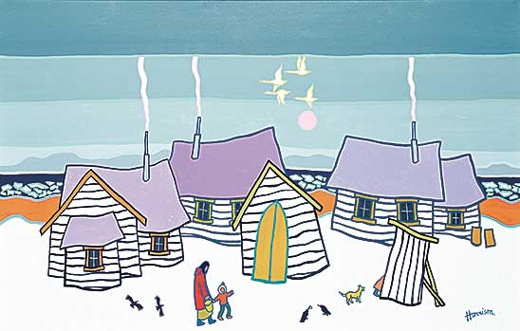 Ted Harrison (1926-2015) - Winter Departs