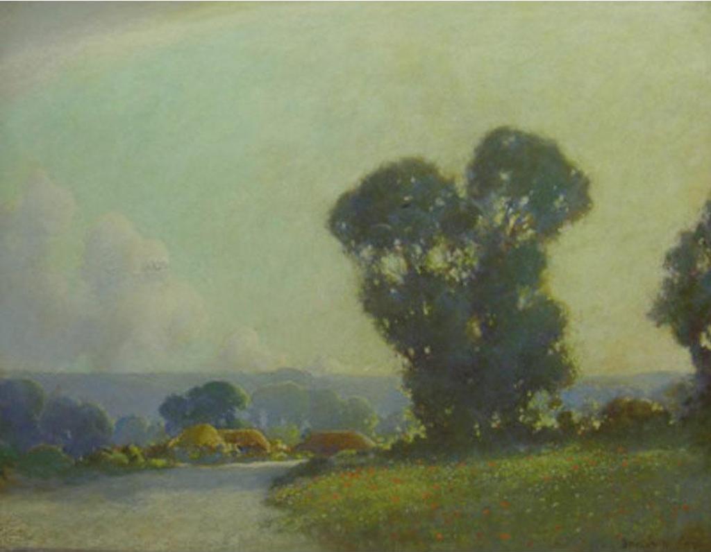 Harold Cox - Thatched Cottages - Cotswold Road