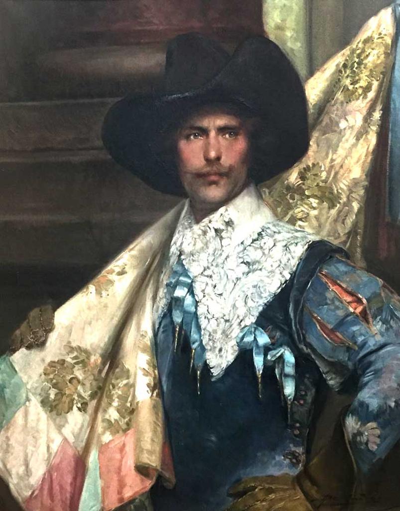 Alex de Andreis (1880-1929) - Portrait of a cavalier