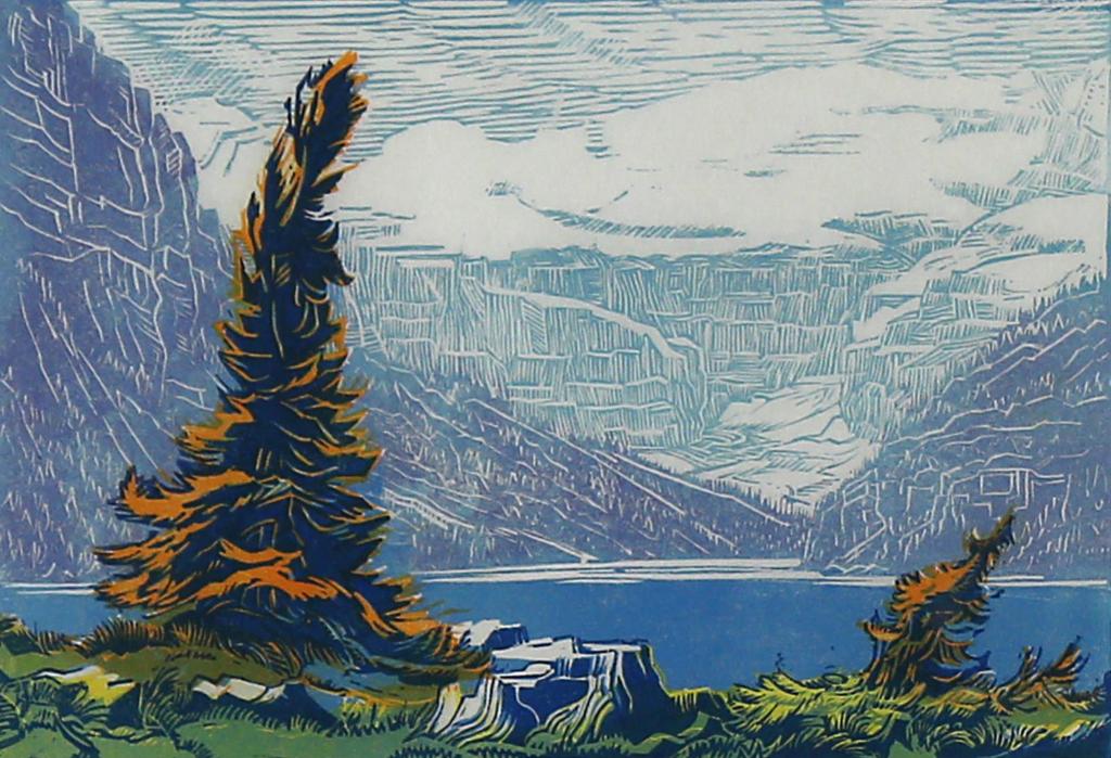 Margaret Dorothy Shelton (1915-1984) - Lake Louise; 1984
