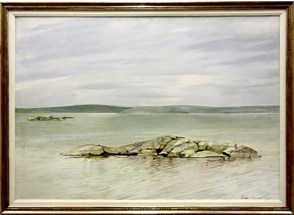 Sandra Warren (1946) - Untitled (Tranquil Lake Scene)
