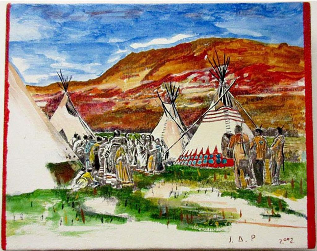 Jane Ash Poitras (1951) - Indian Encampment
