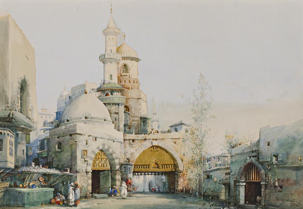 Noel Harry Leaver (1889-1951) - North African Market,