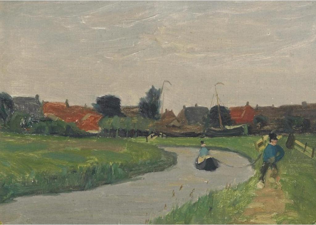 James Wilson Morrice (1865-1924) - Along The Tow Path