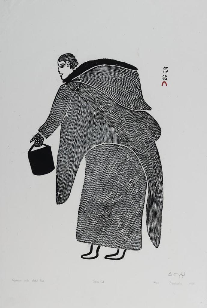 Eleeshushe Parr (1896-1975) - Woman With Water Pail