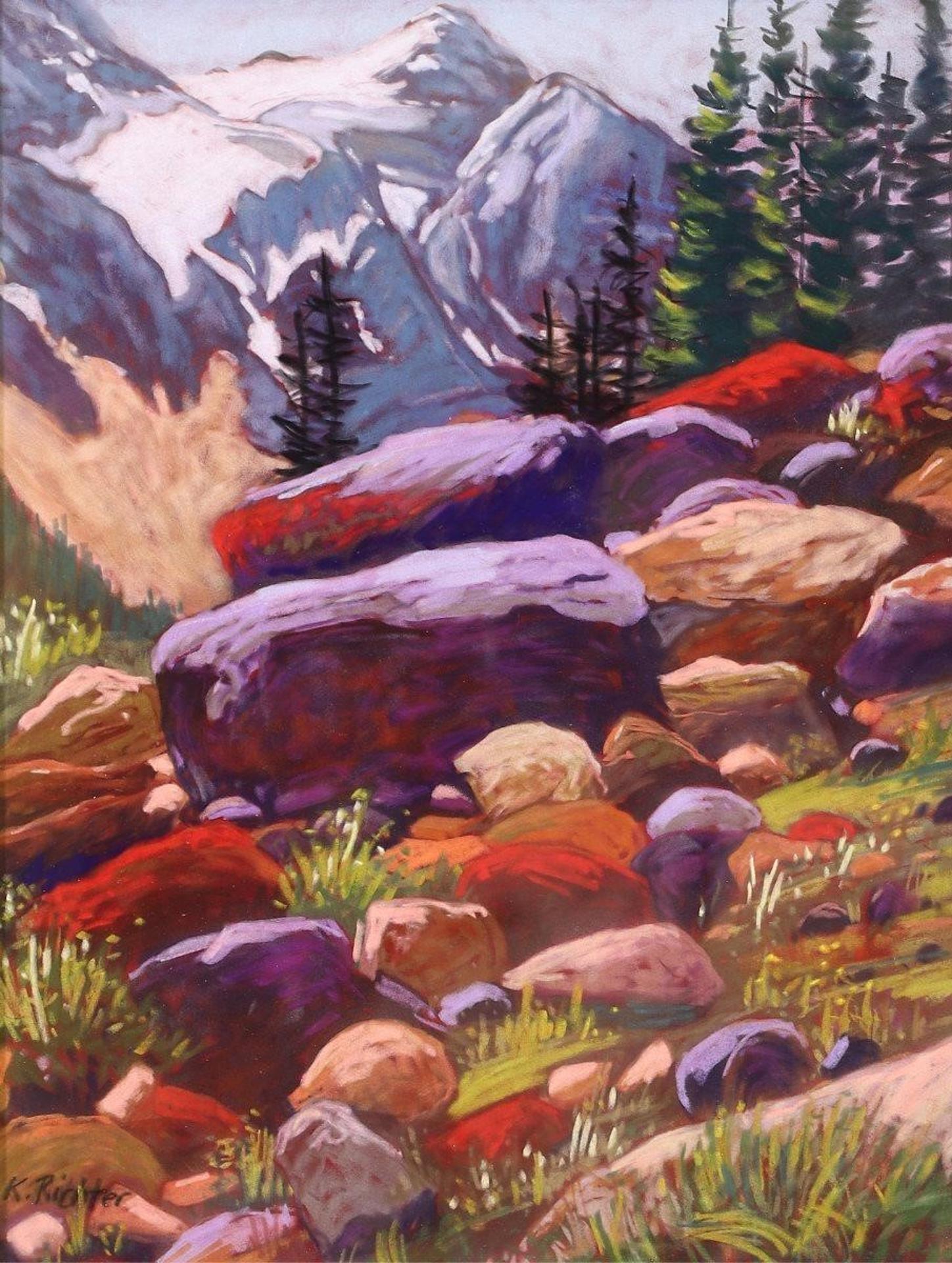 Karin Richter (1950) - View Of Mt. Aberdeen