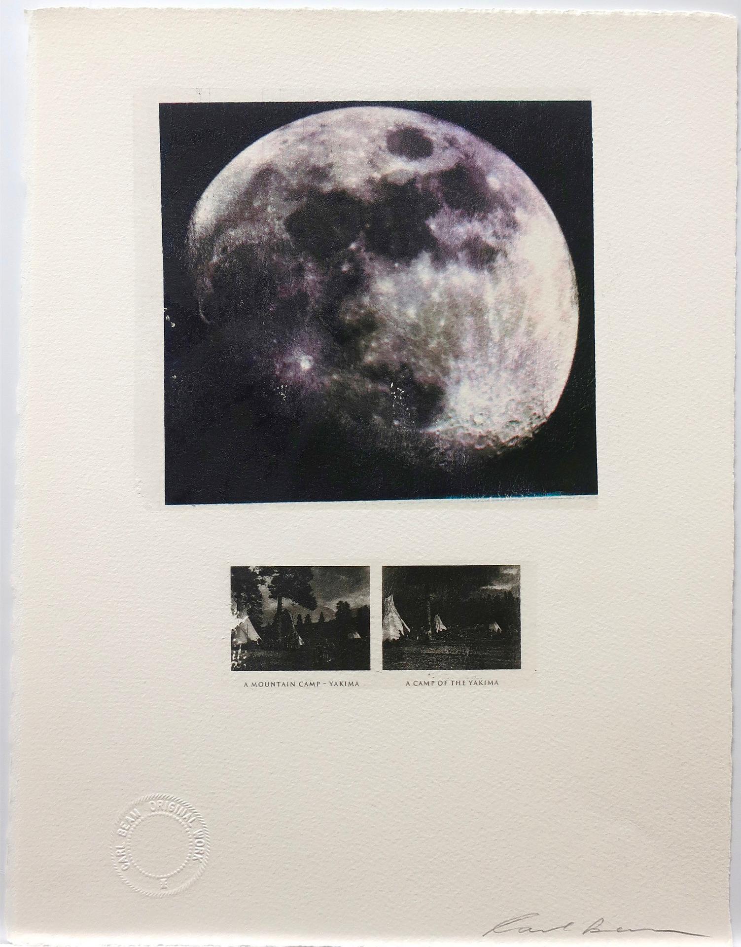 Carl Beam (1943-2005) - Planet/A Mountain Camp - Yakima/A Camp Of The Yakima