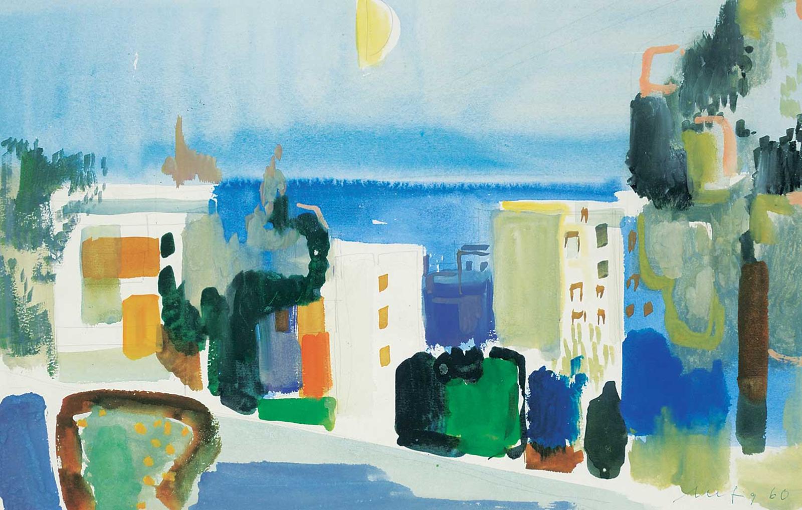 Willi [Willy] Ulfig - Untitled - Waterfront Town
