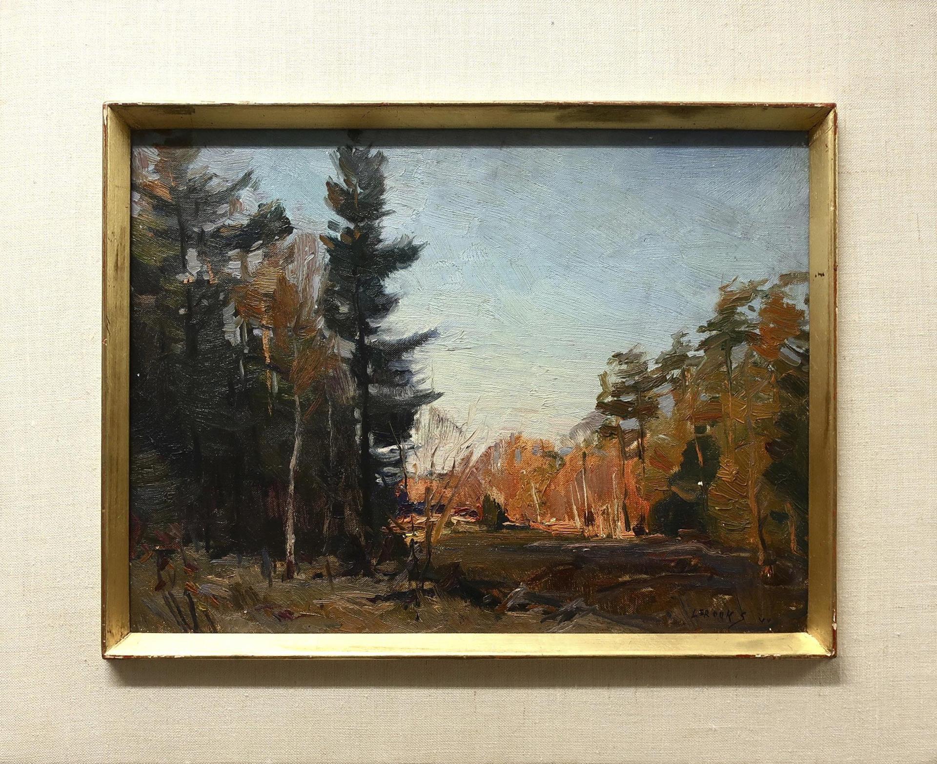 Frank Leonard Brooks (1911-1989) - Near Ellesmere, Autumn Evening