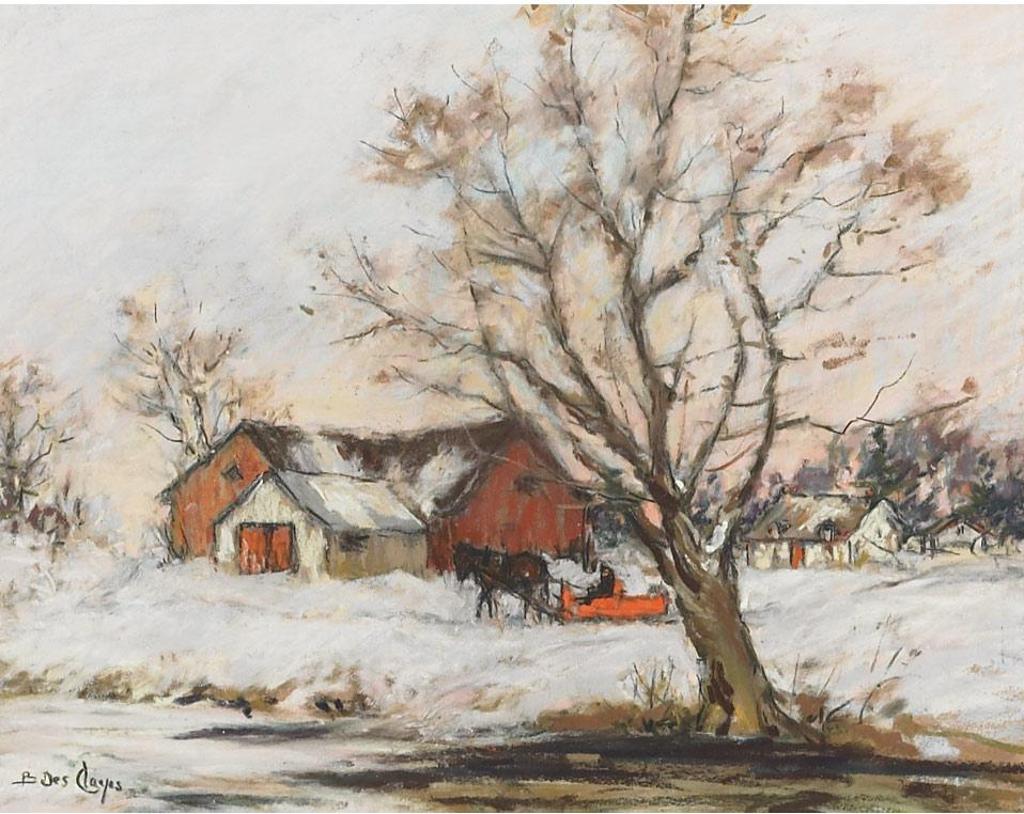 Berthe Des Clayes (1877-1968) - Back To The Farm