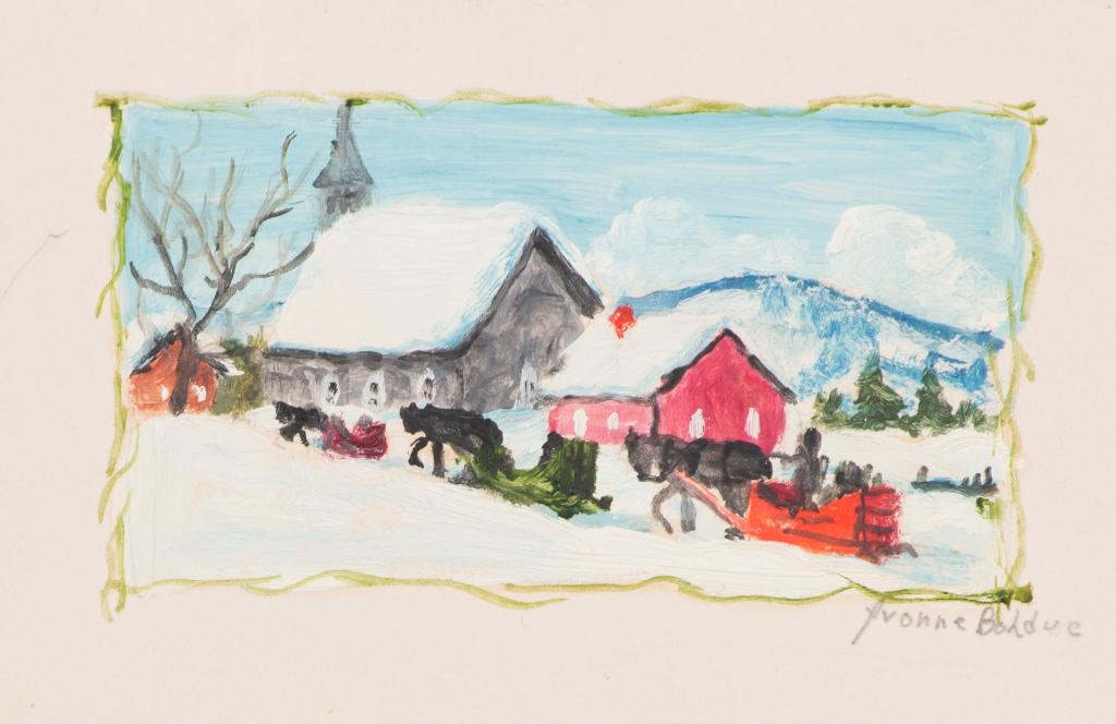 Yvonne Bolduc (1905-1983) - Three Winter Scenes