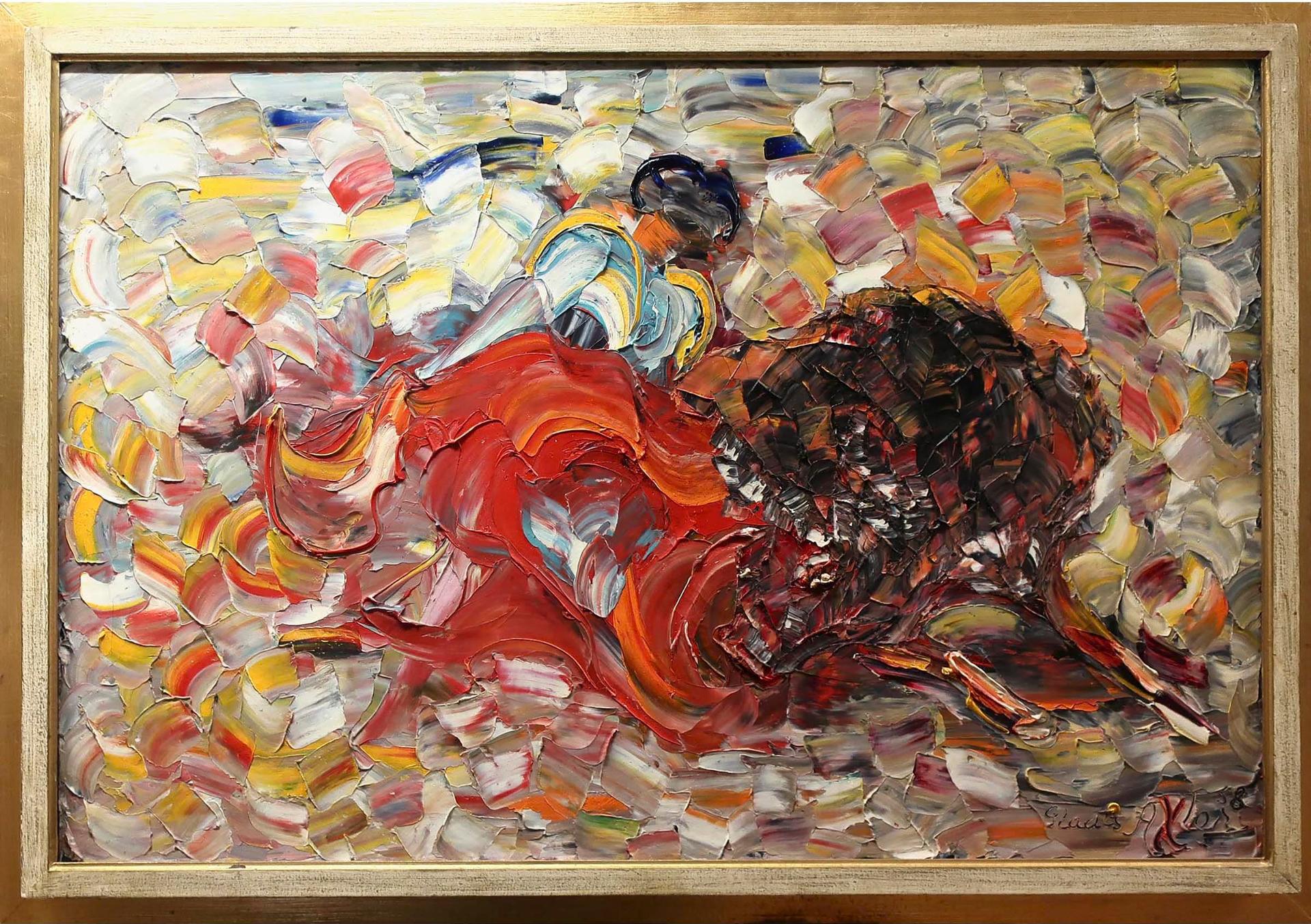 Gladis Axler (1928-2011) - Untitled ( The Bullfight)
