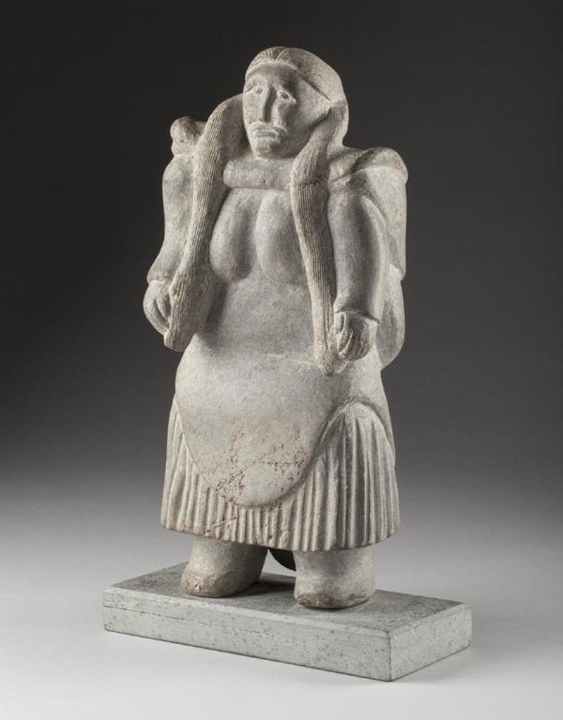 Johnny Tulakpik Alaku (1916) - Salluit, Woman with Long Hair, c. 1955