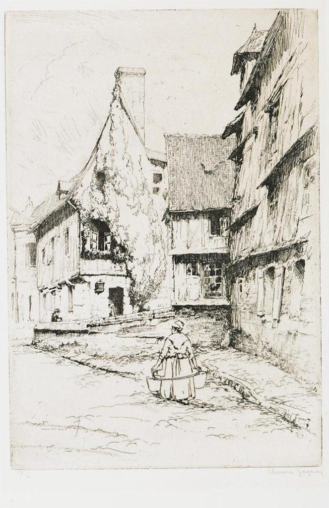 Clarence Alphonse Gagnon (1881-1942) - Une Rue A Candebec