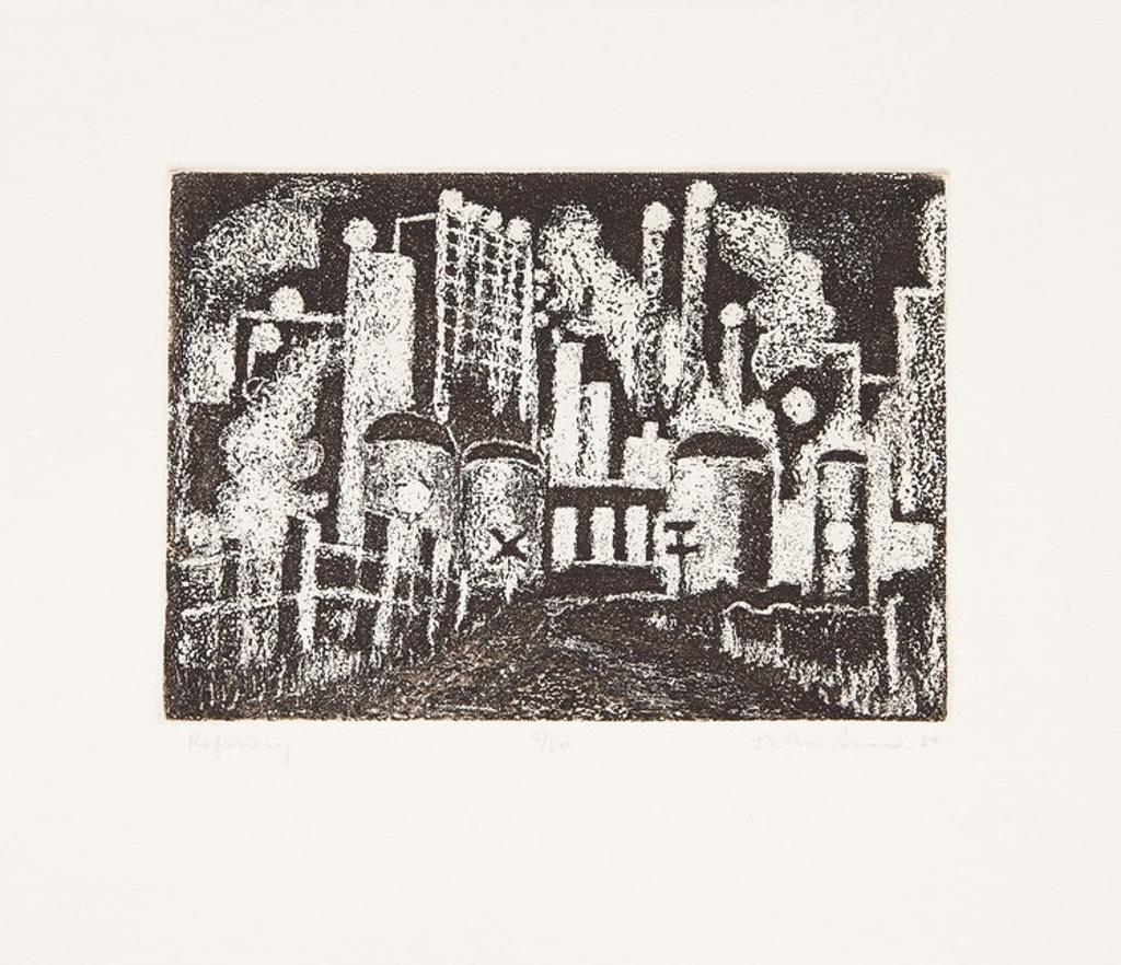 John Harold Thomas Snow (1911-2004) - Refinery; Vestia; Waterfront; Studio