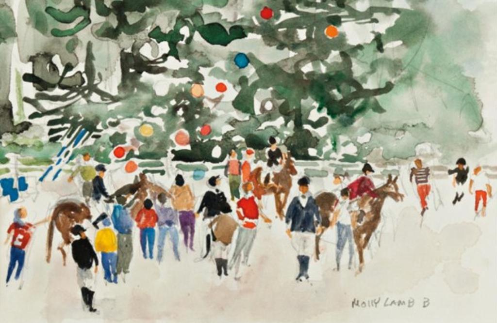 Molly Joan Lamb Bobak (1922-2014) - The Horse Show